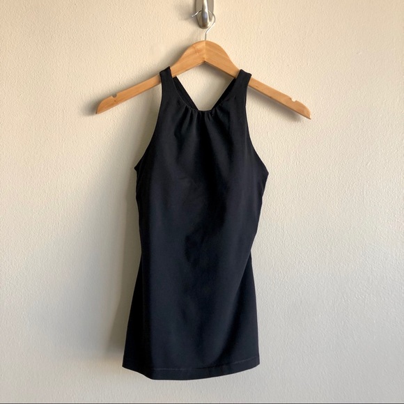 LUCY Black Athletic Tank - Picture 1 of 4